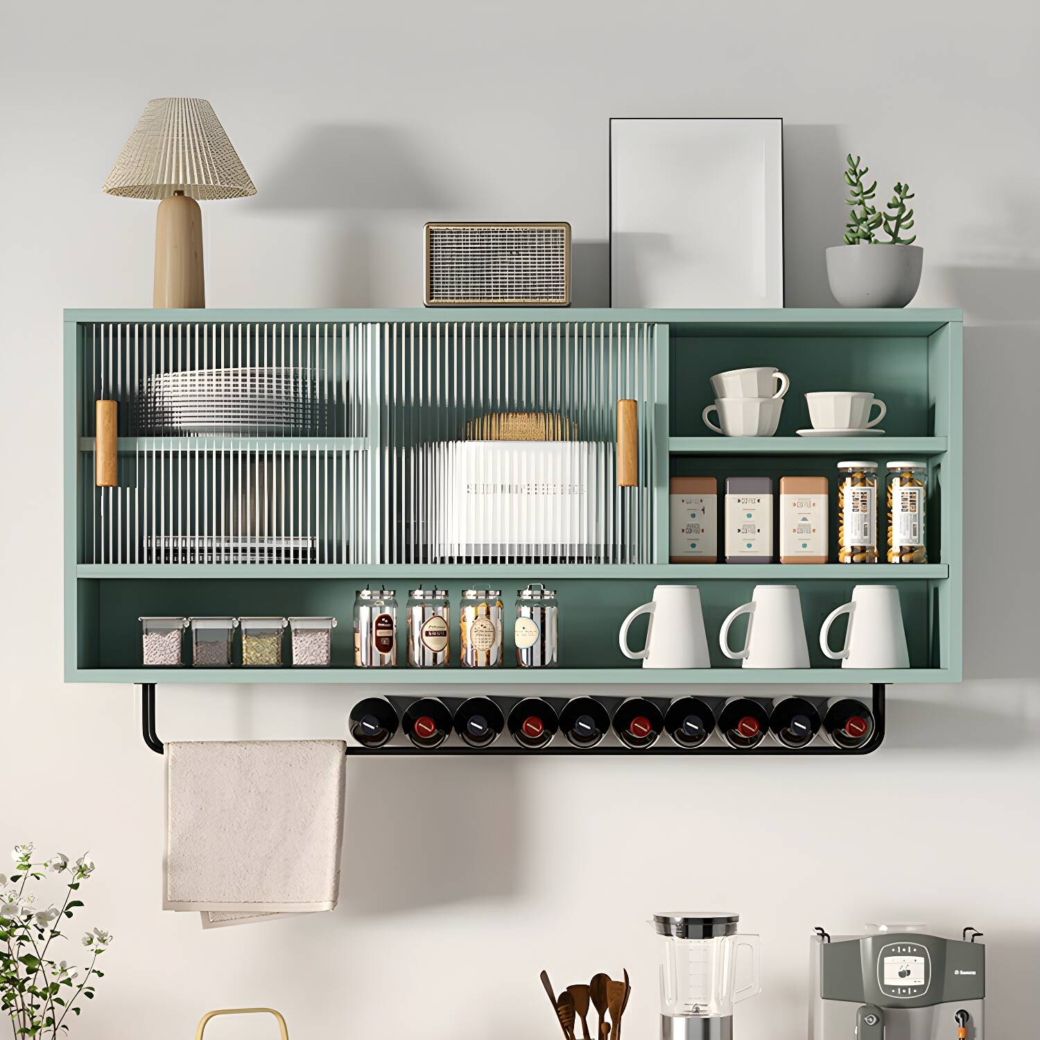 Modern & Contemporary Style Wood Buffet Cabinet for Living Room