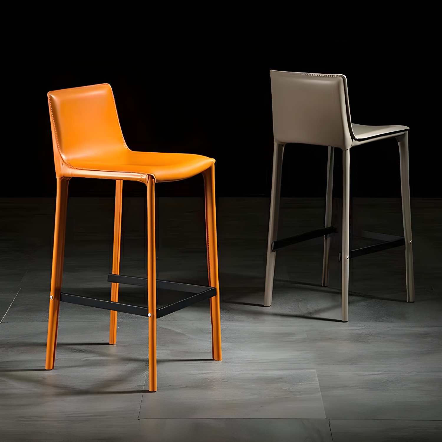 Metal Modern & Contemporary Counter-height Stool for Living Room