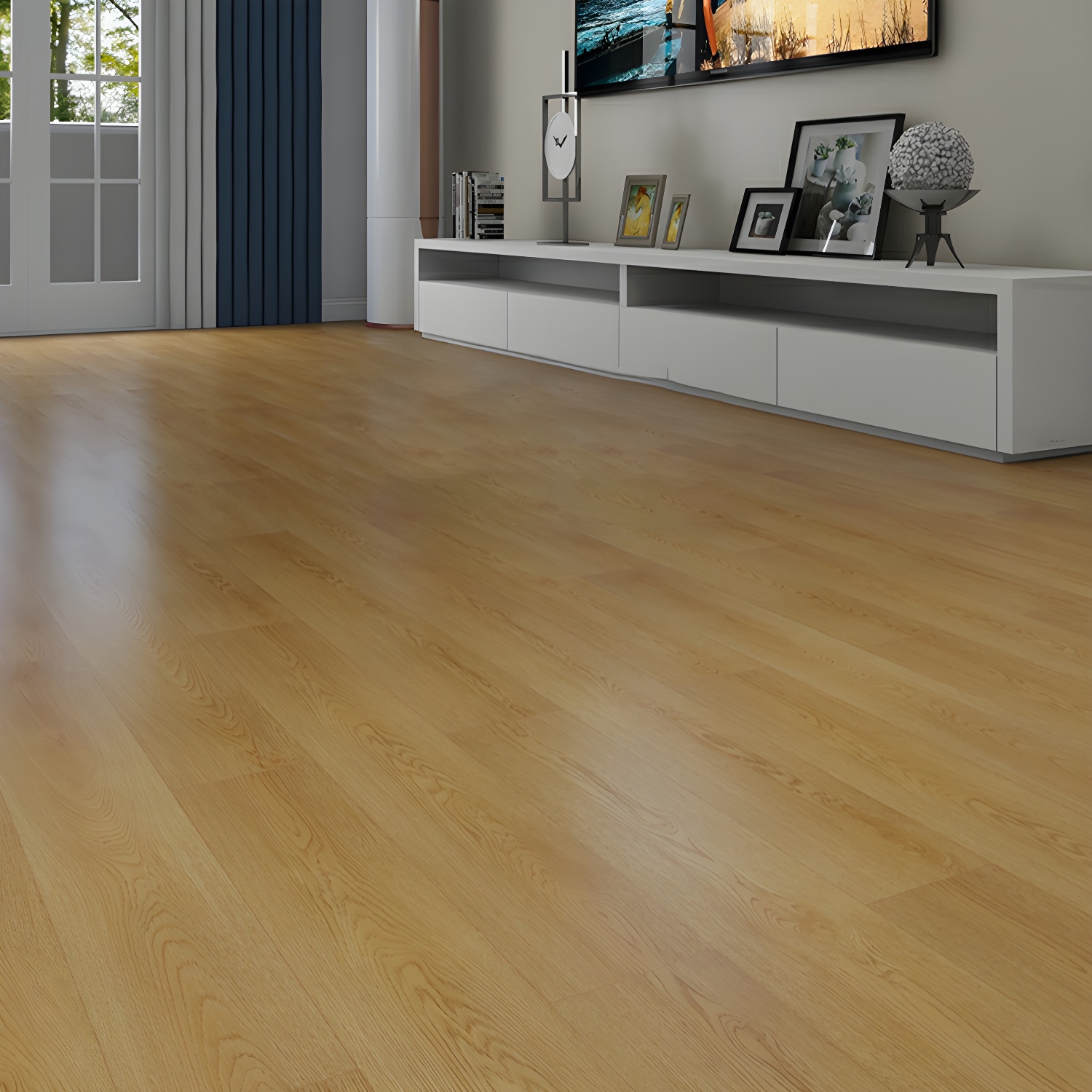 Scratch Resistant Low Gloss Laminate Wood Planks for Beautiful Living Spaces
