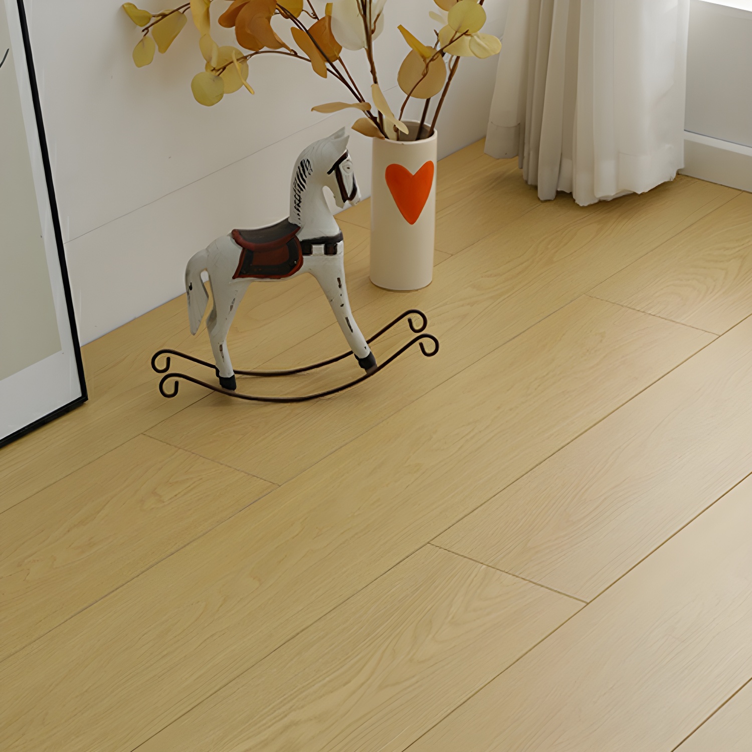 Waterproof Low Gloss Laminate Wood Flooring - Smooth Texture, Scratch and Stain Resistant