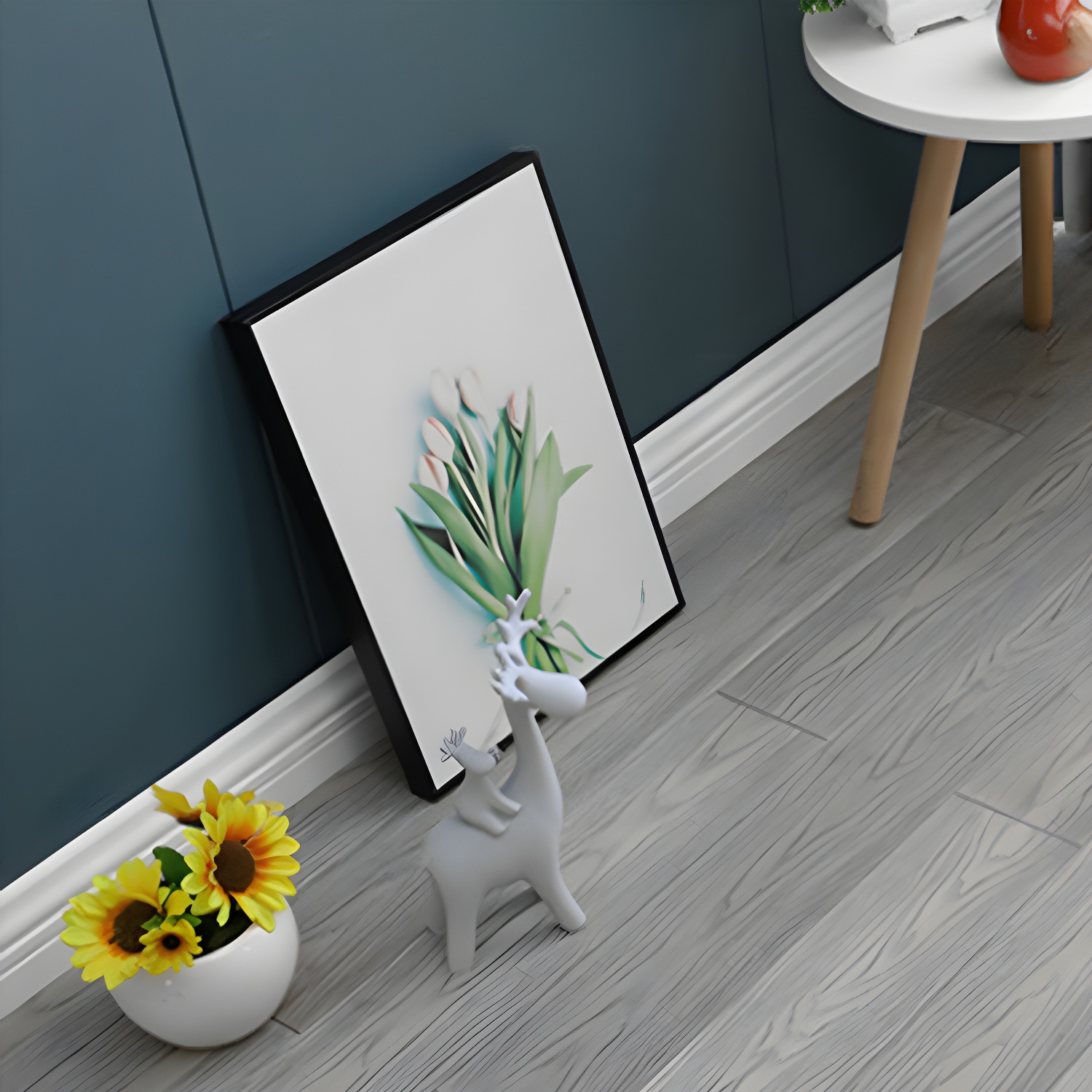 High Gloss Click-Lock Solid Wood Waterproof Hardwood Flooring