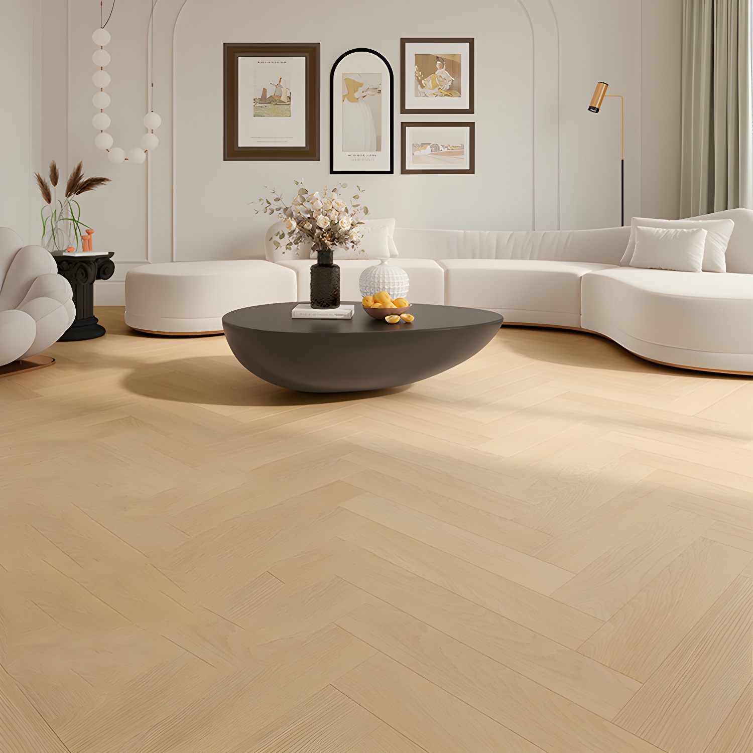 Gorgeous Low Gloss Laminate Flooring - Scratch Resistant Smooth Planks for Your Living Space