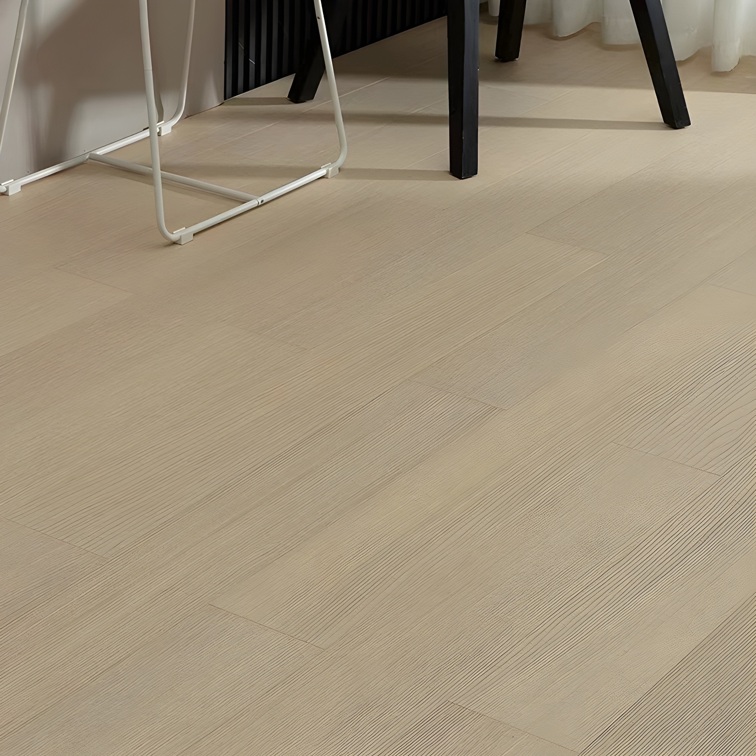 Waterproof Scratch Resistant Laminate Wood Planks - Smooth Surface with Natural Wood Grain Variation