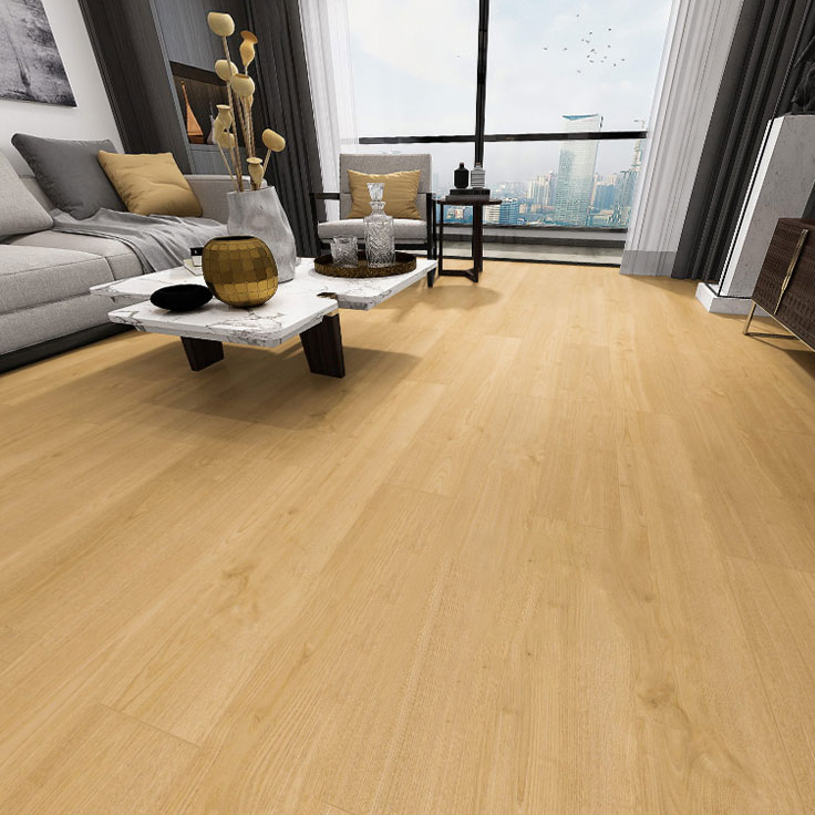 Waterproof Scratch Resistant Laminate Wood Planks - Smooth Surface Low Gloss Flooring