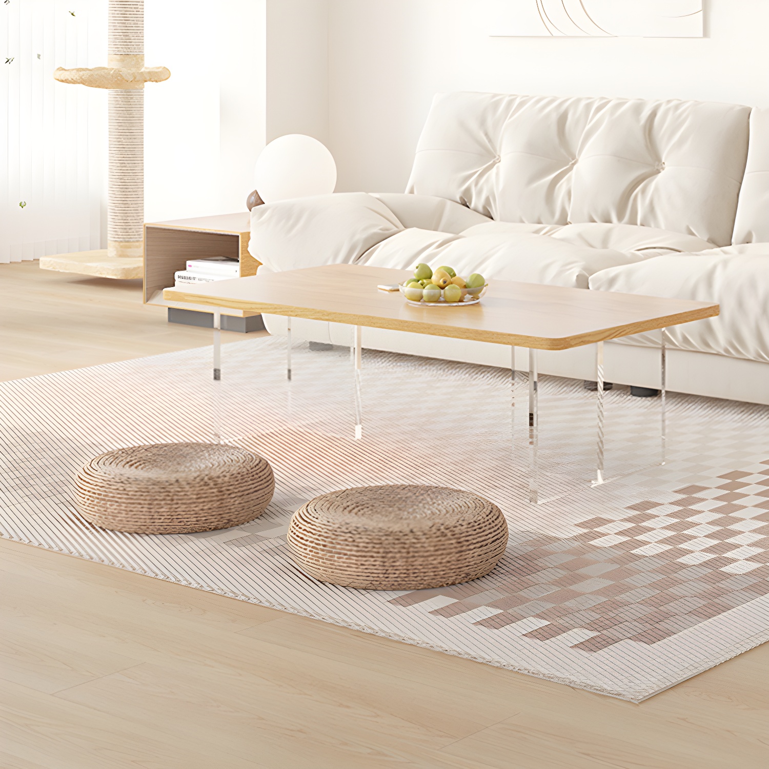 Stunning Low Gloss Laminate Wood Planks- Waterproof Scratch Resistant Flooring for Living Space