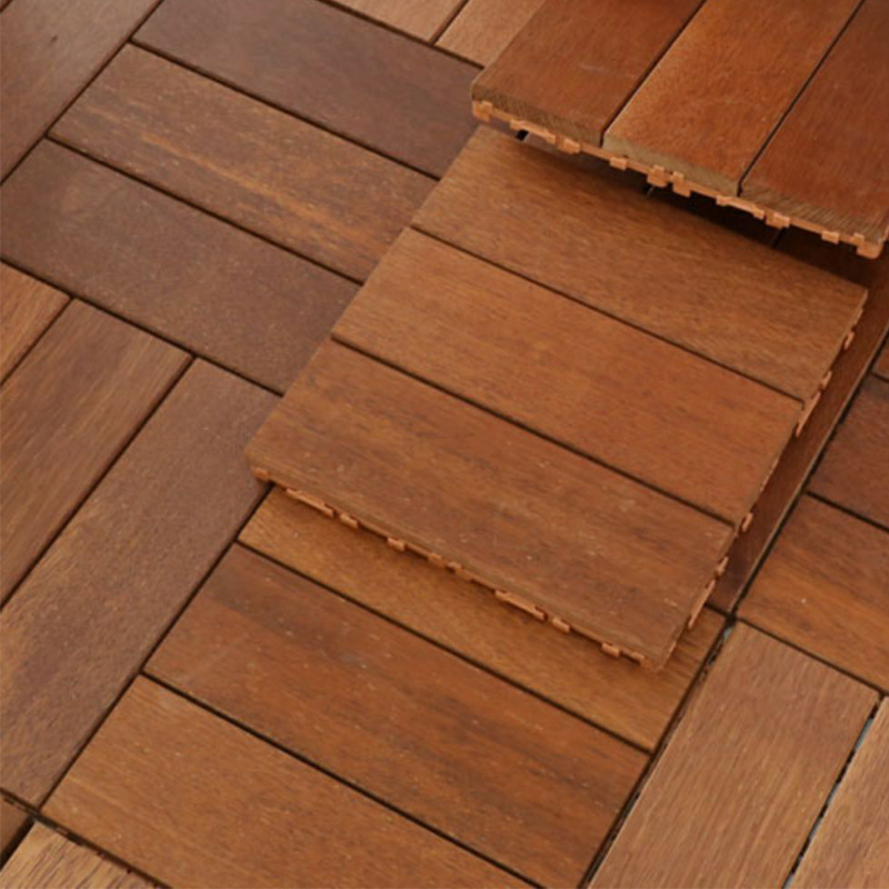 Medium Wood Matte Hardwood Flooring Resistant to Water, Scratch, Stain, and Fade