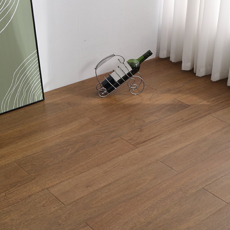 Waterproof Brown Wood Acacia Mangium Solid Hardwood Flooring - Scratch Resistant, 1.8cm Thickness