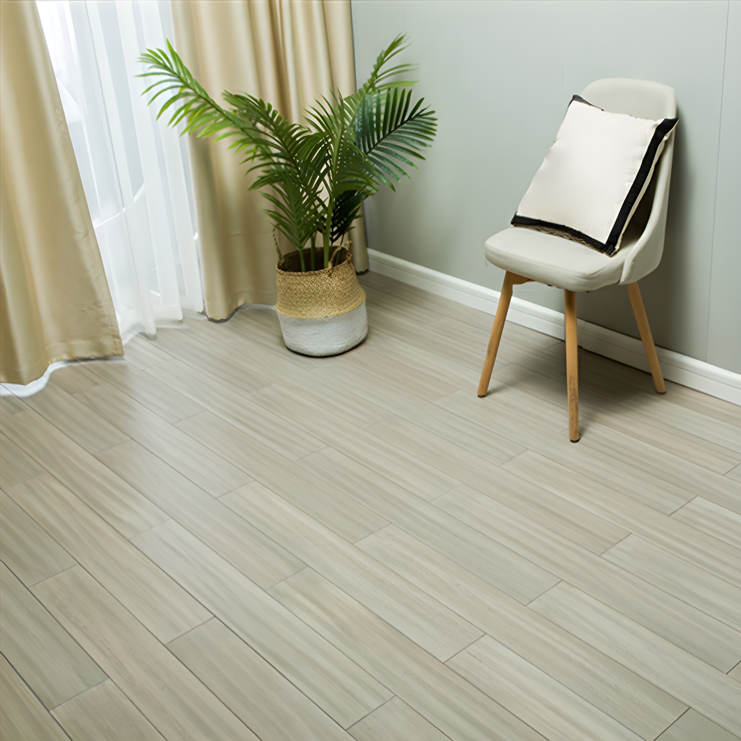 Medium Wood Modern Style Hardwood Flooring with Waterproof and Scratch Resistant Feature