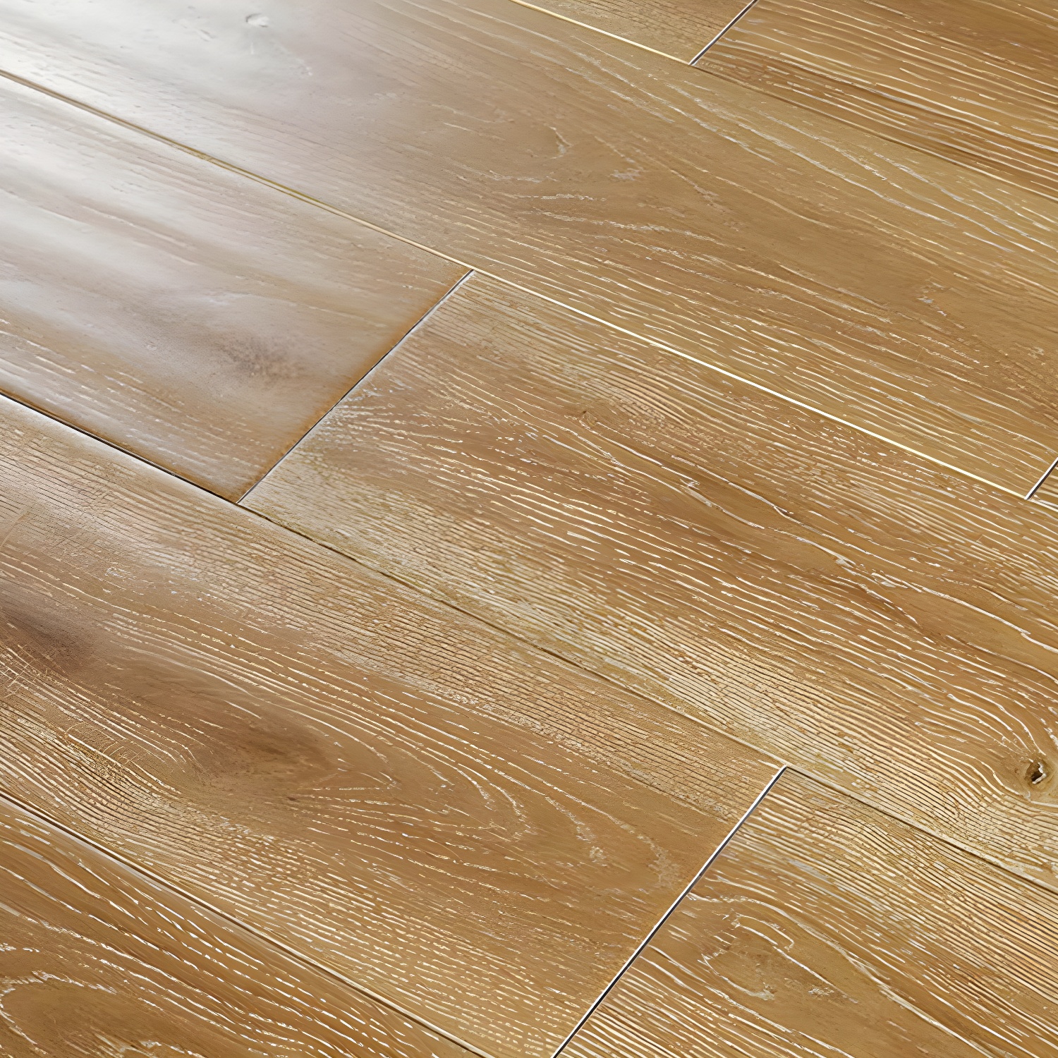 Waterproof Medium Wood Plank Hardwood Flooring for Modern Style Homes