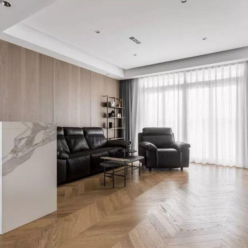 Scratch Resistant 12mm Laminate Wood Planks - Waterproof Flooring for Living Space