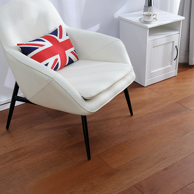 Waterproof Scratch Resistant Brown Wood Rustic Modern Style Merbau Hardwood Flooring