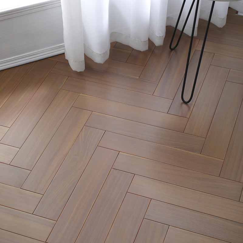 Solid Cumaru Brown Wood Hardwood Flooring with Smooth Surface Matte Finish for Ultra Modern Look