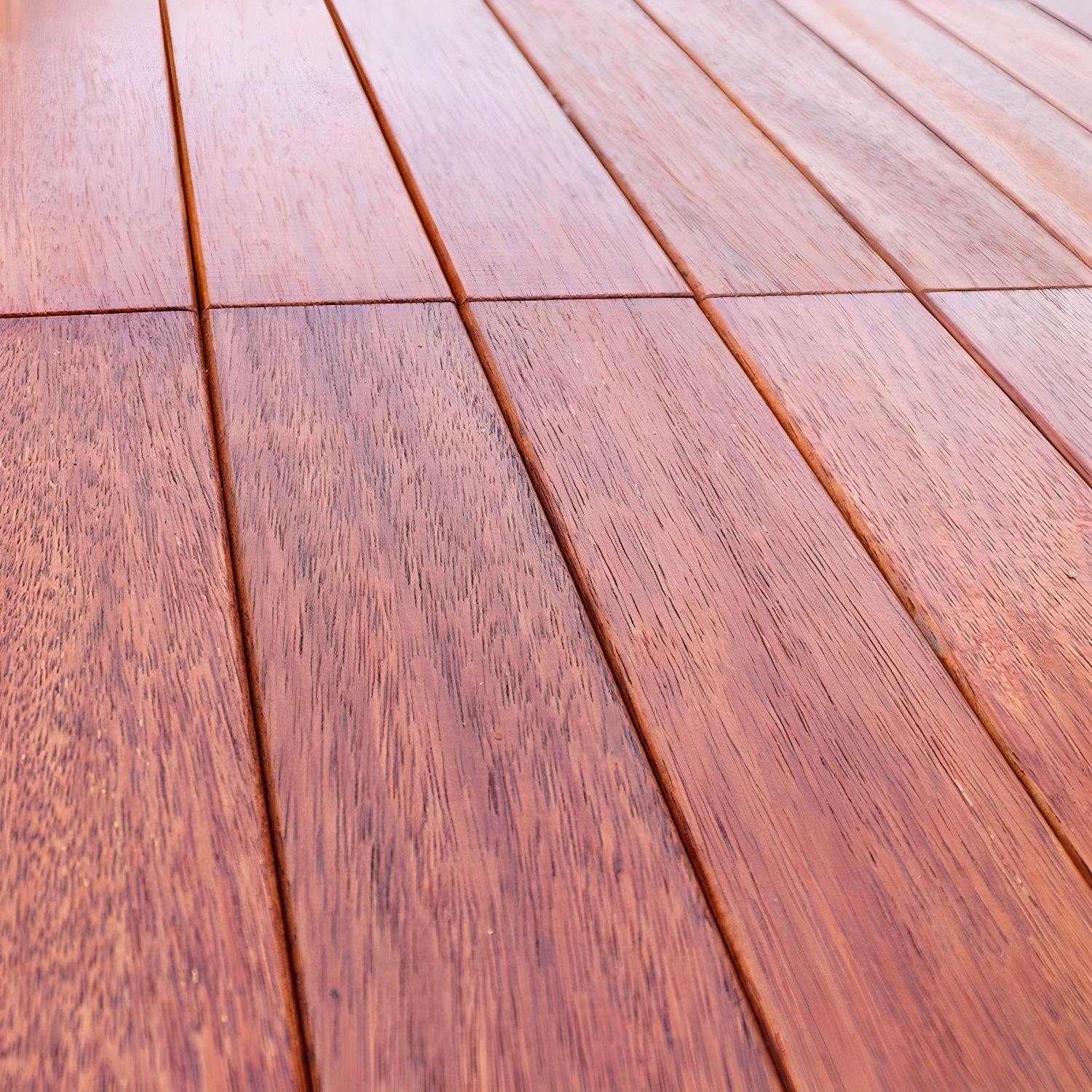 Traditional Merbau Hardwood Flooring with Click-Lock Installation