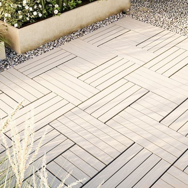 Modern Pine Solid Wood Click-Lock Hardwood Flooring with Smooth Surface Texture