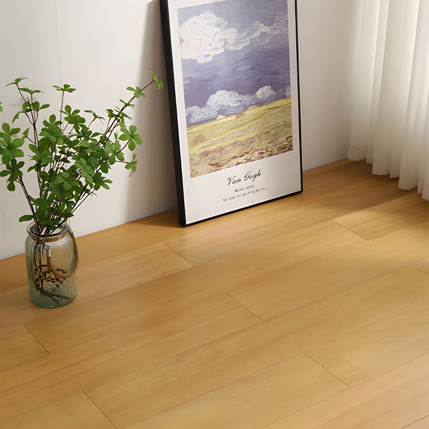 Warp Resistant Waterproof Light Wood Modern Hardwood Flooring
