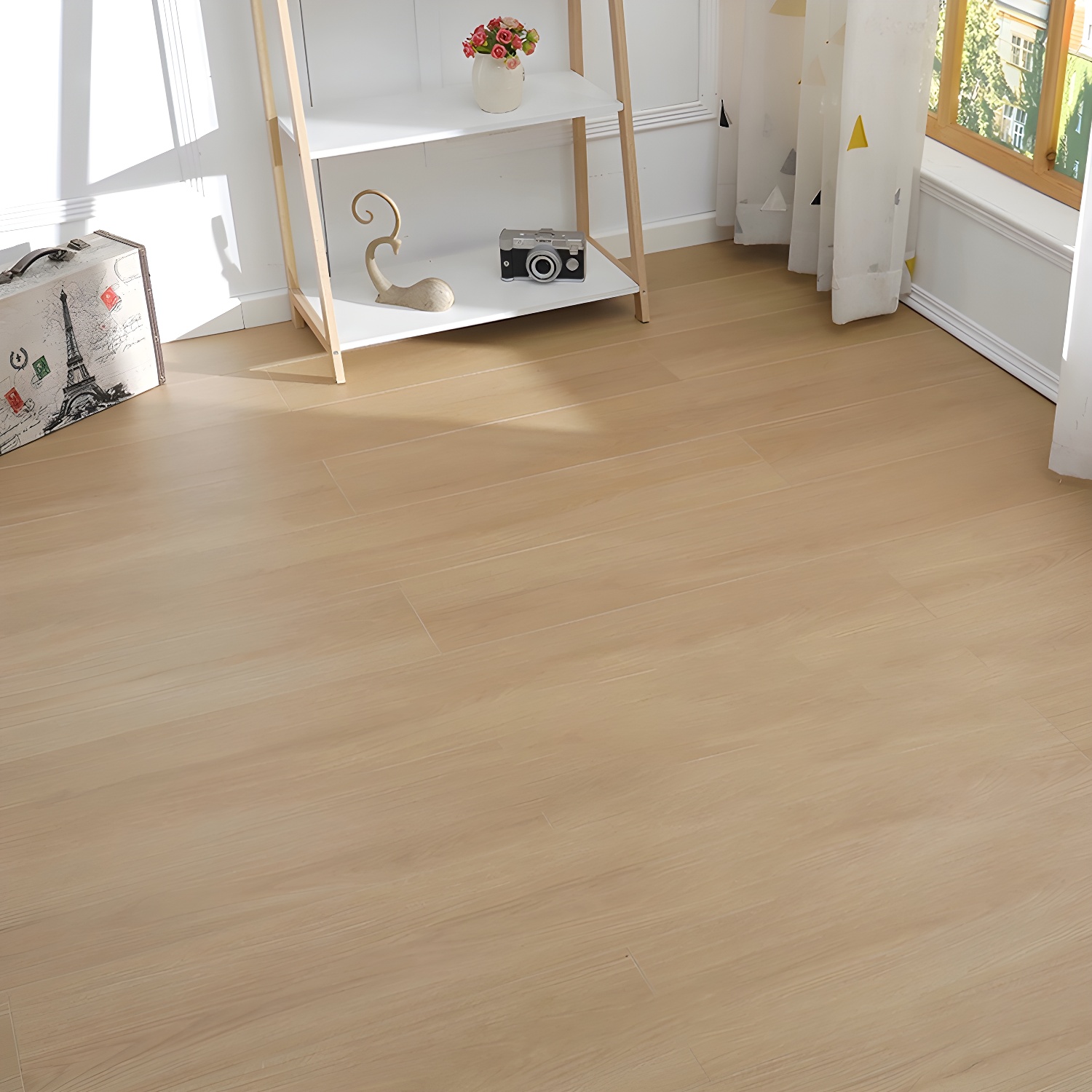 Low Gloss, Waterproof Laminate Wood Planks for Living Spaces - Stain and Fade Resistant