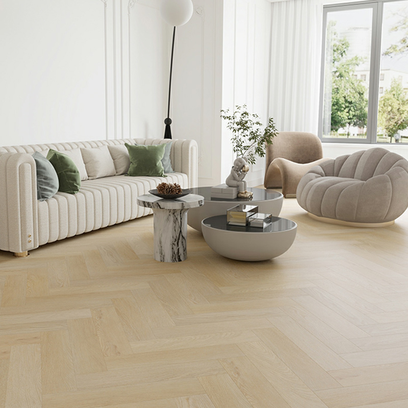 Highly Durable Scratch Resistant Laminate Wood Flooring - Low Gloss Planks for a Sleek Living Space