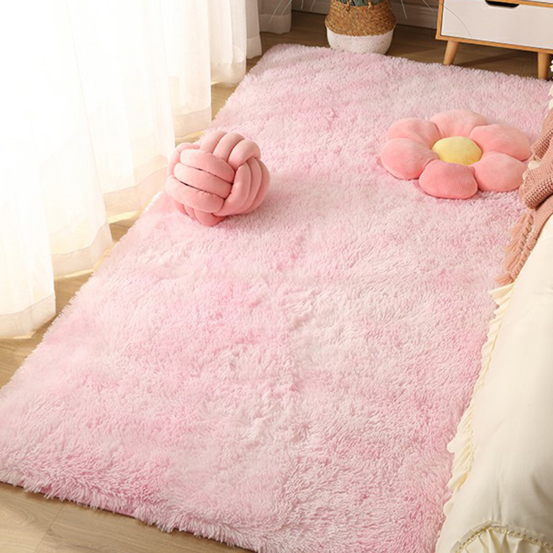 Indoor Modern Thick Polyester Area Rug with Anti-Slip Backing for Adults' Room