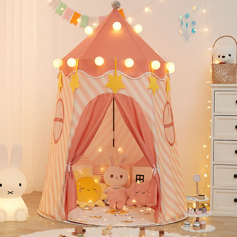 Medium Round Play Tent with Windows and Carrying Bag for Indoor/Outdoor Play