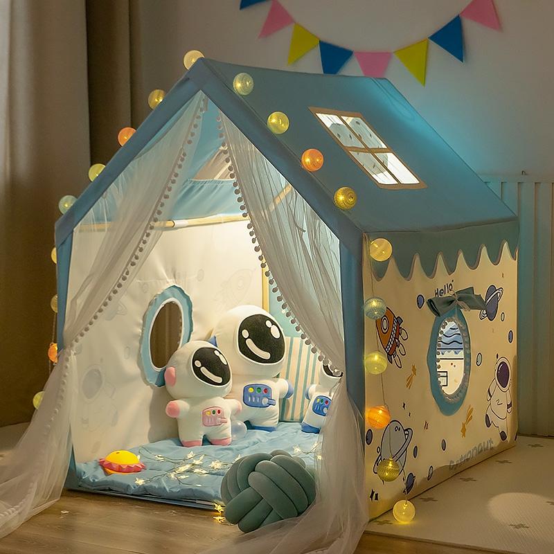 Square Play Tent with Window Design - Perfect for Indoor Fun and Exploration