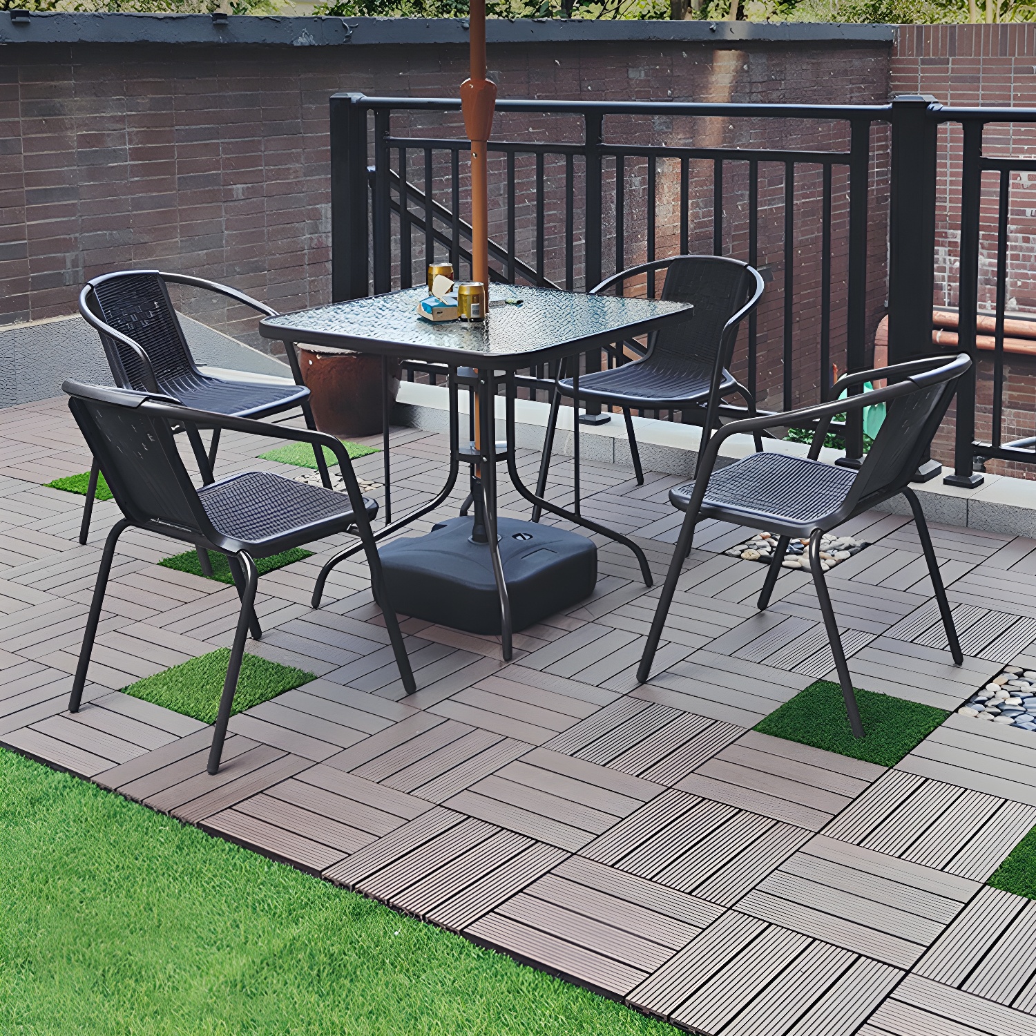 Waterproof and Scratch Resistant Engineered Modern Style Brown Wood Hardwood Flooring