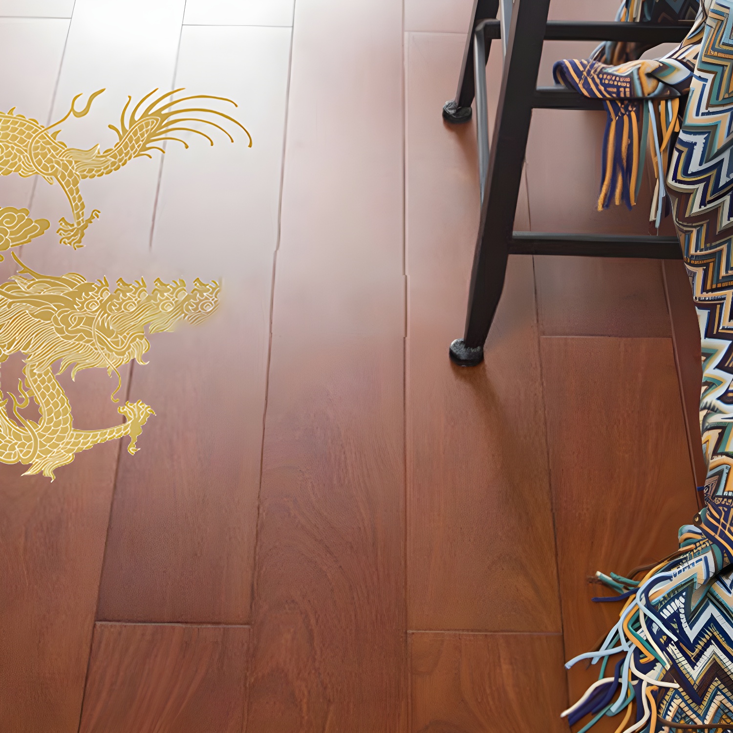 On-Trend Matte Finish Cumaru Wood Hardwood Flooring with Smooth Surface Texture