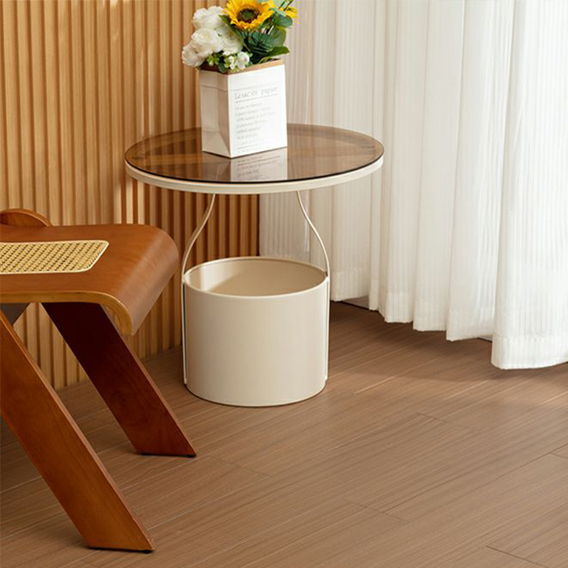 Medium Wood Modern Style Smooth Click-Lock Solid Wood Flooring (1.8cm Thickness)