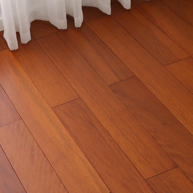 Classy Modern Mid-Toned Solid Wood Flooring with Easy Click-Lock installation and Matte Finish