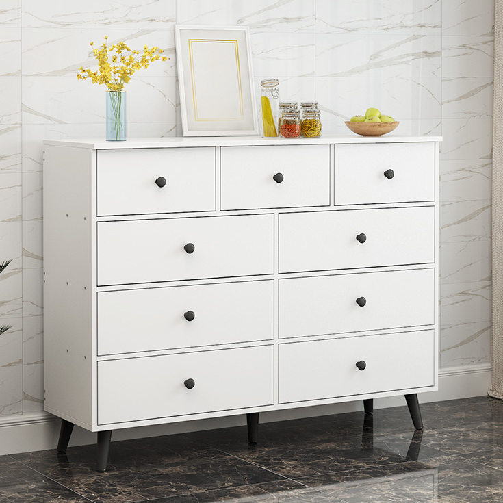 Minimalist Horizontal/Vertical Raw Wood Double Dresser/Bachelor Chest