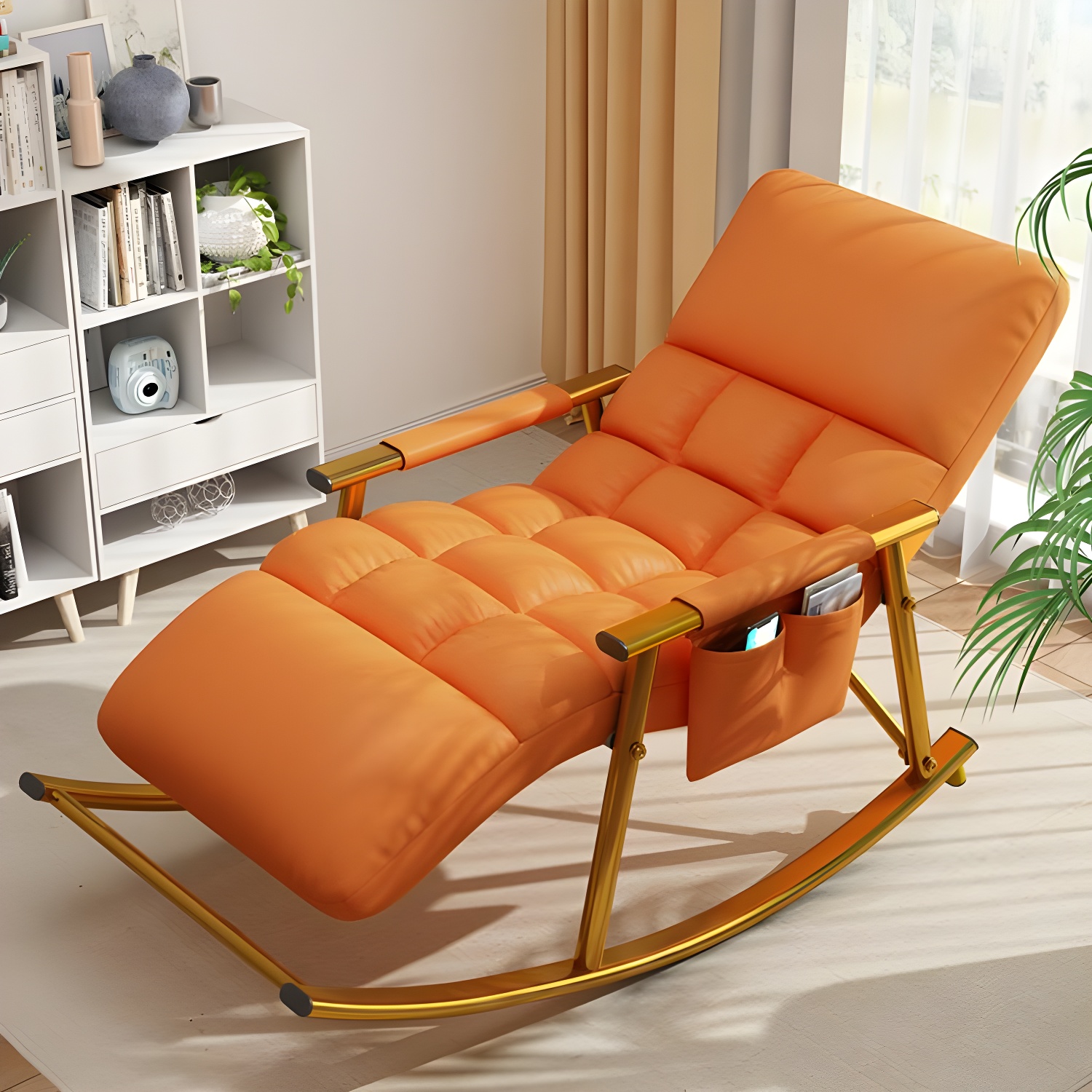Comfortable and Stylish the Perfect Upholstered Indoor Rocking Chair for a Modern Home