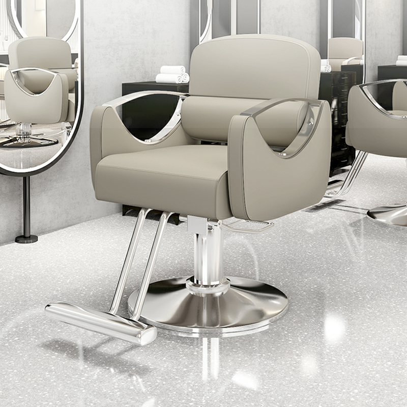 Stain and Water Resistant PU Leather Styling Chair with Footrest