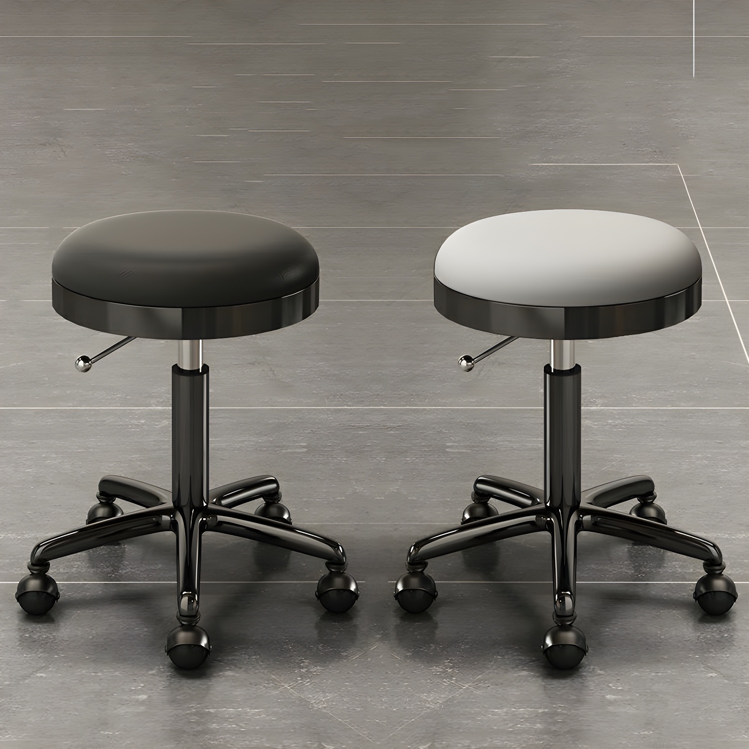 Liftable Silent Pulley Chair - Suitable for Hair Salons, Beauty Salons and Barber Shop