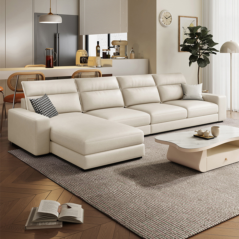 Modern Left L-Shape Latax/Sponge Cushioned Corner Sectional Parlor