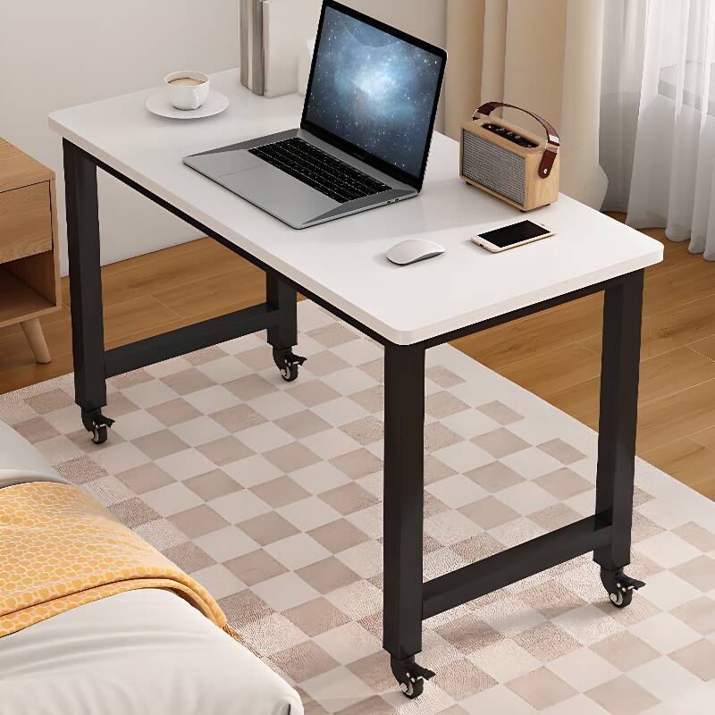 Standing Casters Shelves Fixed Height Movable Metal Laptop Cart