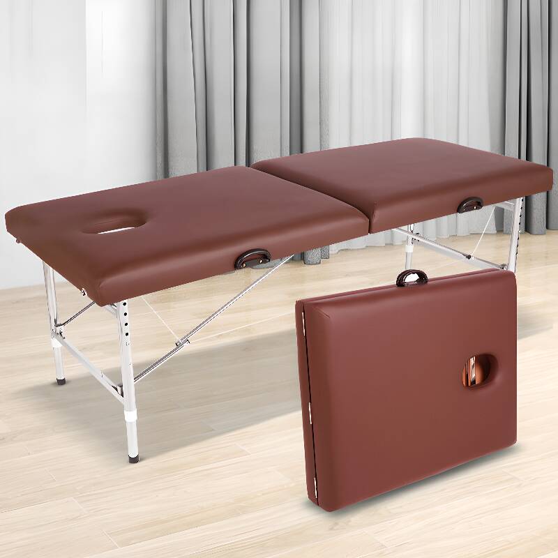 Portable Lightweight Nestable Massage Bed with Alloy H-Shape Base & Protective Feet