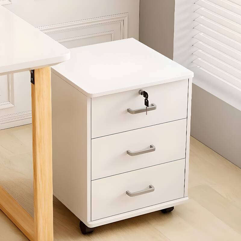 Secretary Free Standing Lateral Filing Cabinet/Vertical Filing Cabinet for Home Office with Door, Workstation, Filing Storage and Lock in a Casual Style