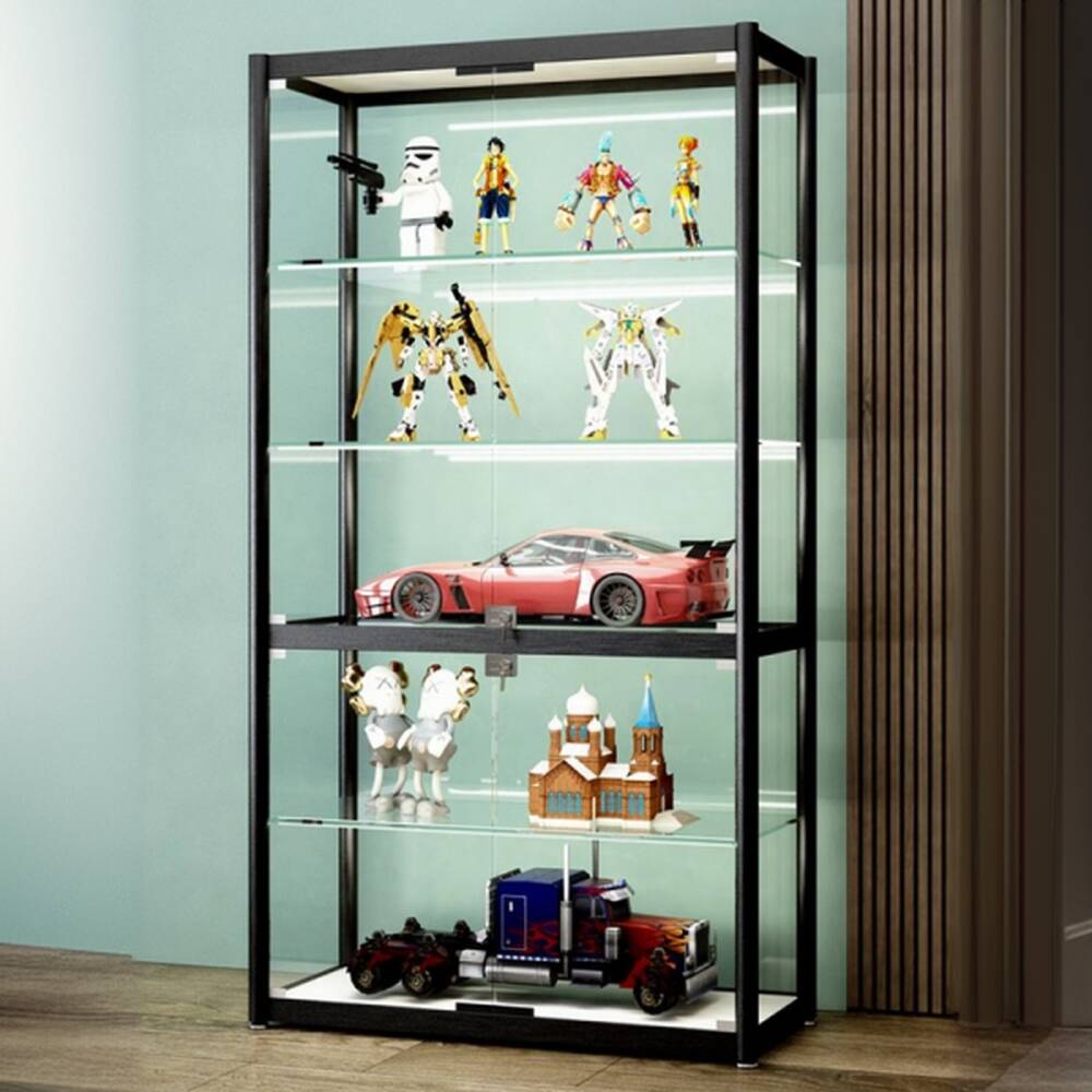 Vitreous Cubitac Display Stand with Enclosed Cabinet