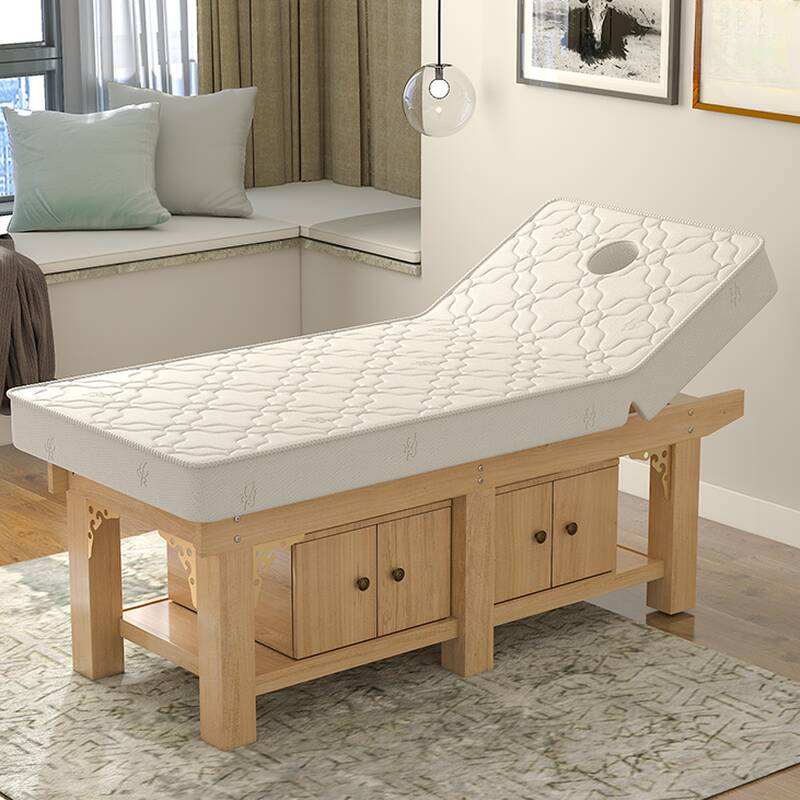Timber Rectangle Trestle Base Massage Bed