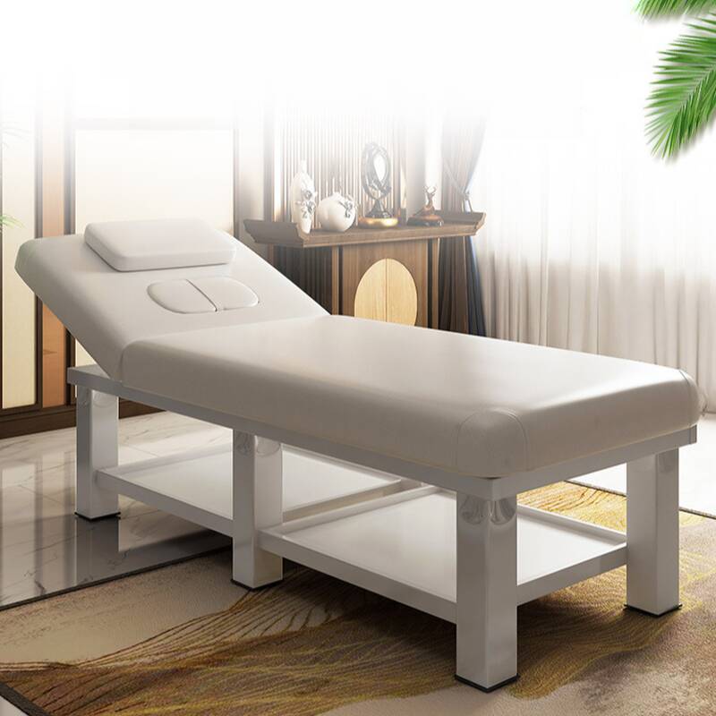 Alloy Rectangular Massage Bed with Trestle Base