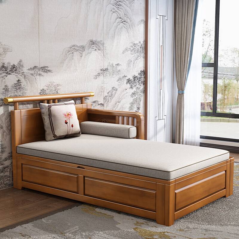 Chaise Lounge Accent Chair in Grey with Repository Storage, Upholstered Nook