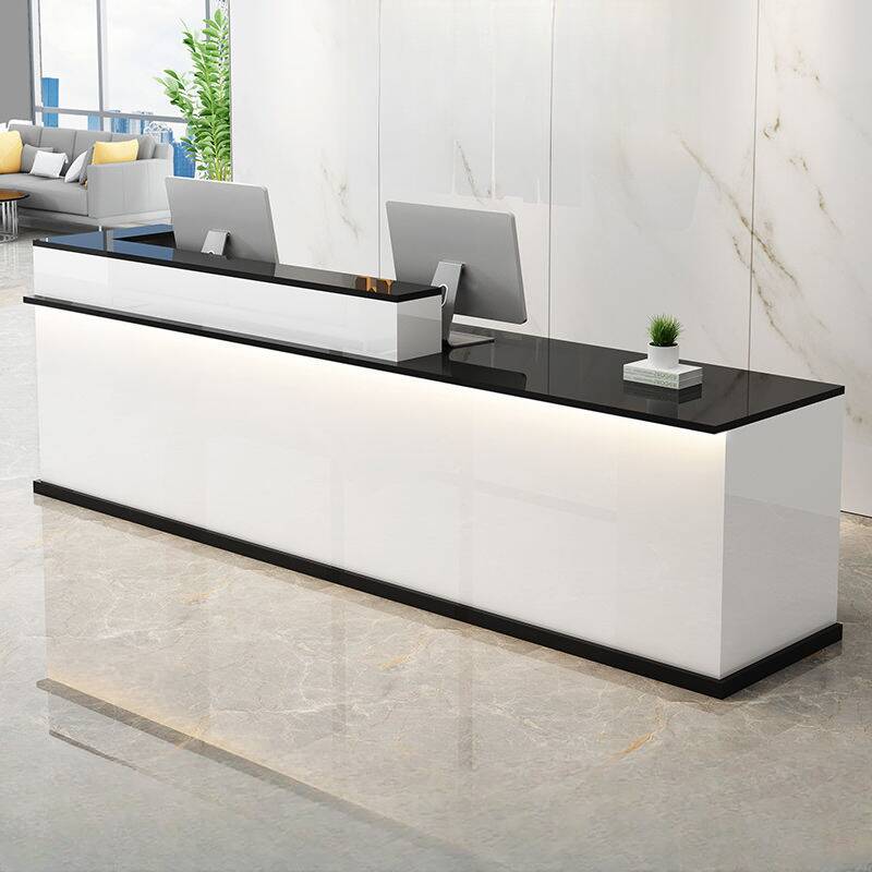 L-Shape Desk with 2 Drawers, Cupboard, Hutch, Keyboard Tray, Desk Return, Cerulean/Amber/Wood Colour Top, Manufactured Wood Top