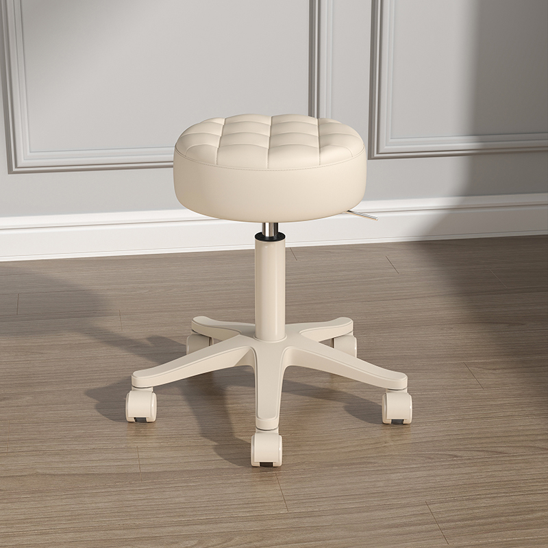 Adjustable Metal Circular-shaped Striped Styling Chair