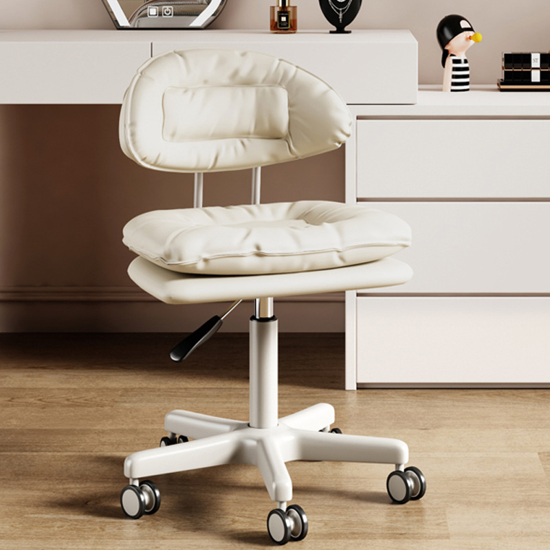 Modern Style Solid Colour Rectangular Styling Chair Metal Adjustable