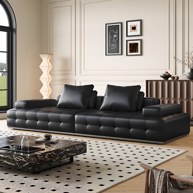 Victorian Solid Colour Dove Grey Sofa Couch with Back for 2 People