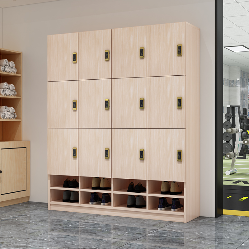 Lockable Employee Lockers with Shoe Storage and Installation Required