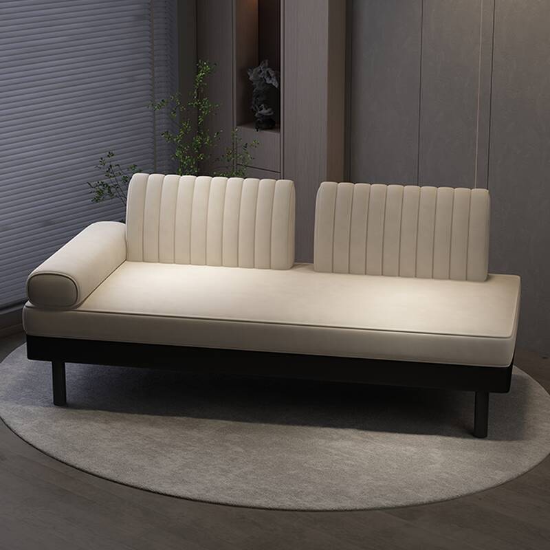 Chaise Lounge Loveseat for 2, Overstuffed Comfort with Left Arm
