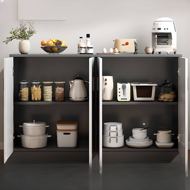 Narrow/Standard Wood Oven Cabinet with 4 Doors/3 Doors/2 Doors and 1 Shelf