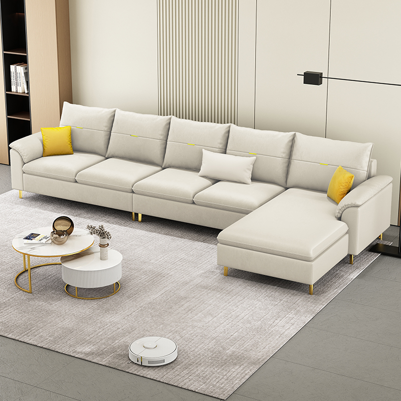 L-Shape Sofa Chaise for 5 Person, Right Hand Facing