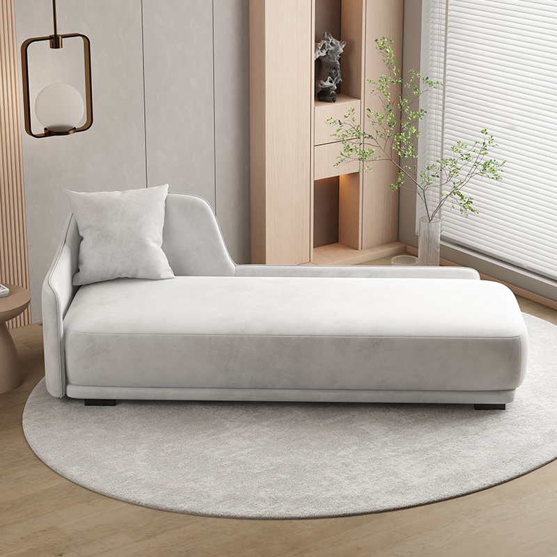 Unfixed Overstuffed Nook Indoor Chaise with Right-hand Arm/Left Arm