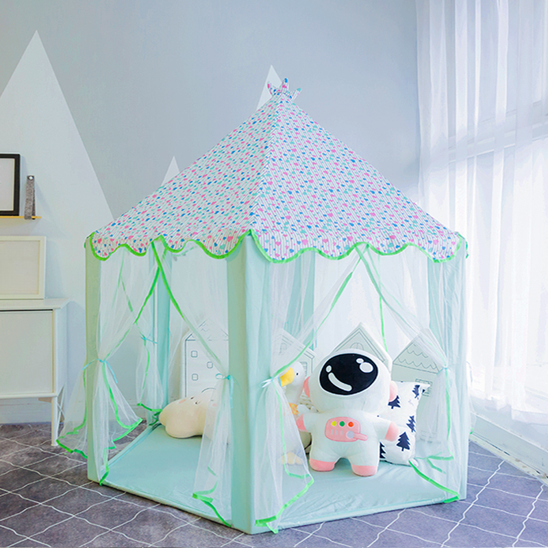 Medium（3'-5'） Fabric Indoor Play Tents with Tent Pole and Floor